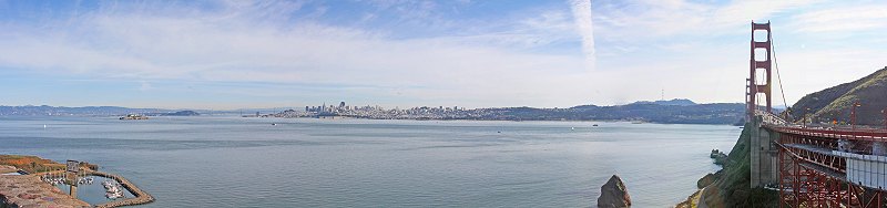 San Francisco Bay Panorama - All contents � 2013  D. Rittner