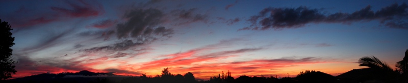 Makawao sunset - All contents � 2013  D. Rittner